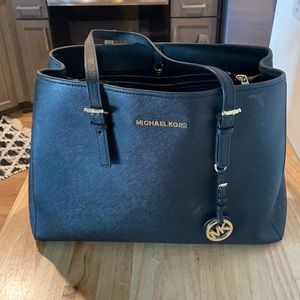 Michael Kors Black Leather Tote